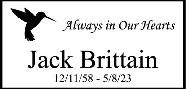 Personalized Engraved Memorial  Stone 11.5 x 5.5"  B