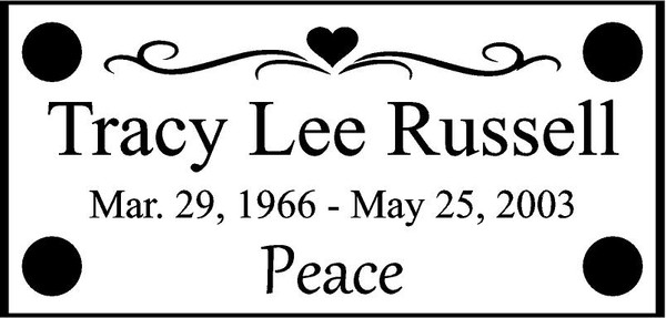 Personalized Engraved Memorial  Stone 11.5 x 5.5"  TL
