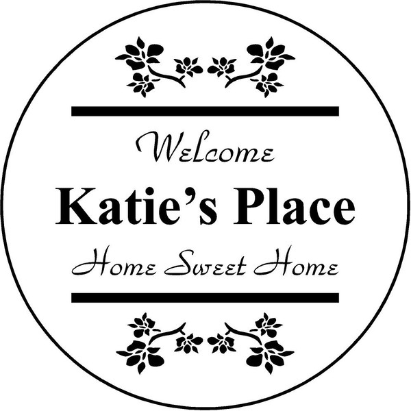 Copy of Family Memories Step Stone 13.5" Diameter 'Home Sweet Home'	Katie’s Place