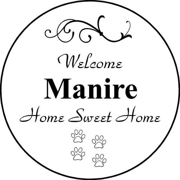 Family Memories Step Stone 11" Diameter 'Home Sweet HomeFSS112_HSH_Manire