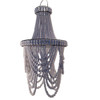 Hamptons Coastal Style Beaded Loop Chandelier Boho Home Decor 
40cm  x 76cm