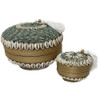 Table Top Trinket/storage basket's Coastal Beach Home Decor set of 2