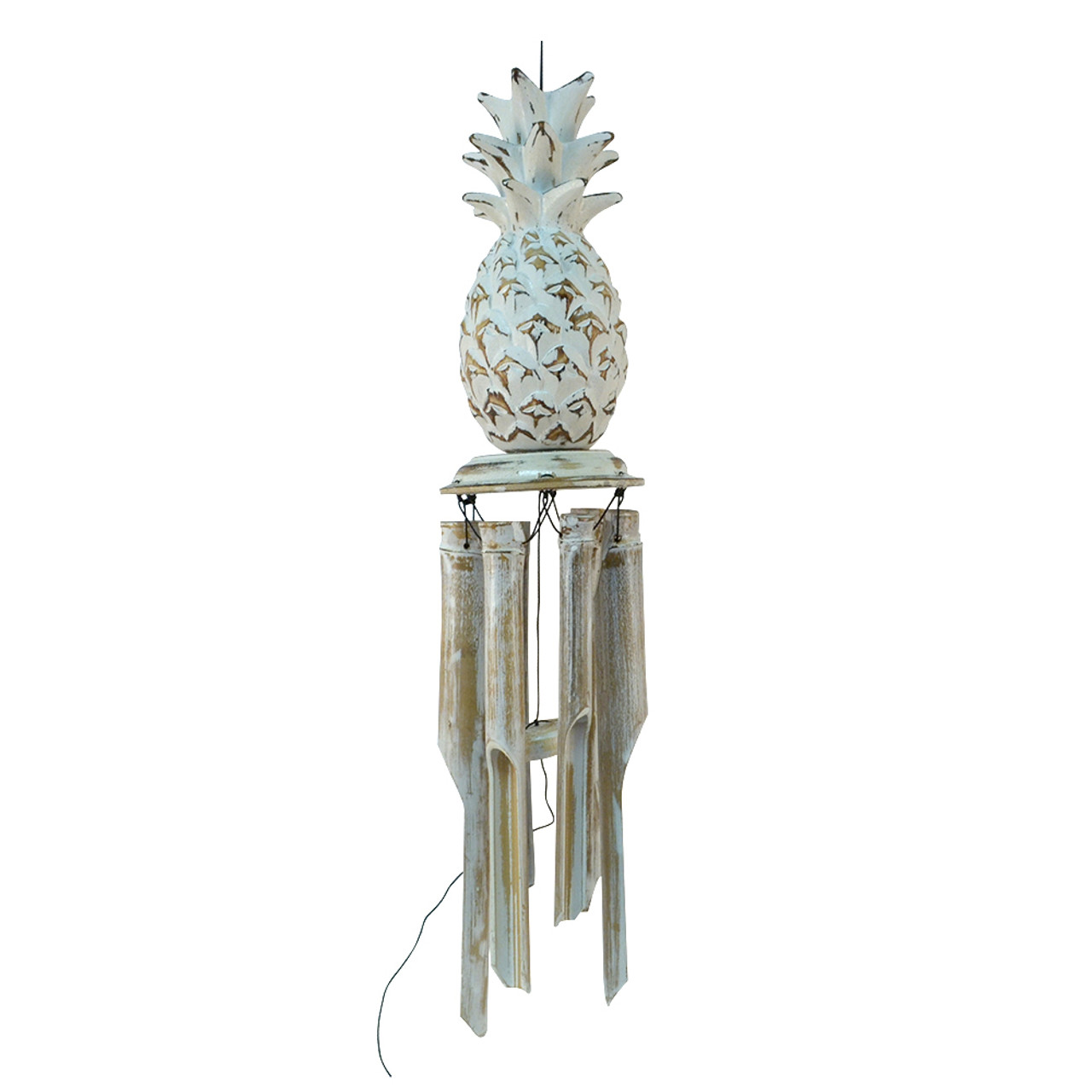 Outdoor Pineapple Bamboo Wind Chime Home Decor Windchime Sand