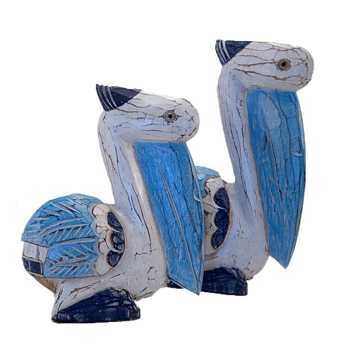 Hamptons Beach House Home Decor Seaside Sitting Wood Pelicans Set of 2 Home Decoration Ornament sea stripe
25 x 20 , 30 x 23
Mixed Blues/White