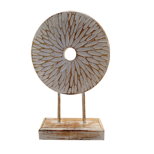 Coastal Beach House Flower disk on  stand  Home table Decor
36cm x 24cm