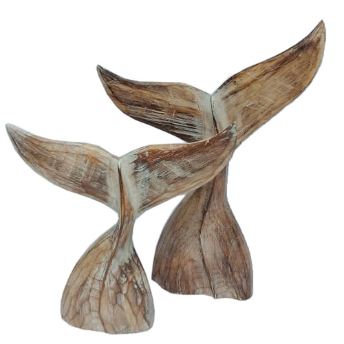 Hampton's Beach House Home Decor Seaside whale tail set of two
Wood carved table decor
Large size 32 x 25 x 7,   Medium size 27 x 22 x 6
Please note sets are all hand made and size can vary slightly.