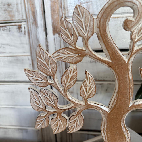 Home table decor featuring Tree of Life made from MDF & Wood
Height 28cm x 24cm. Natural wash
