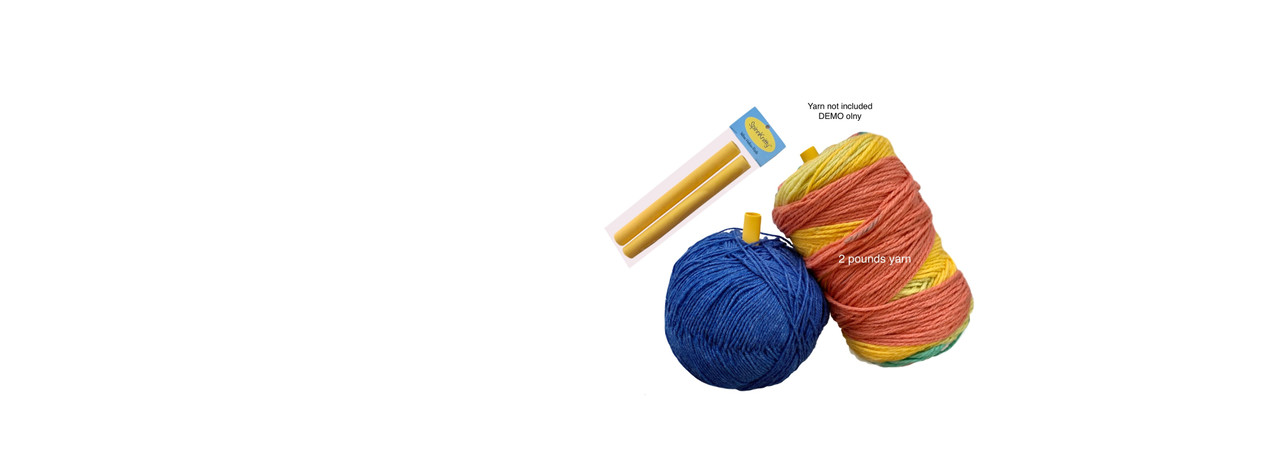 SpinnKnitty Yarn Rod 2 pcs. Yellow