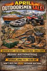 APRIL 11TH SPORTSMAN  AUCTION