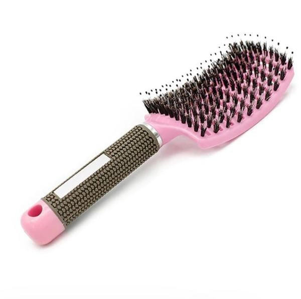 Detangling Boar Hair Brush For Fine And Fragile Hair zaxx