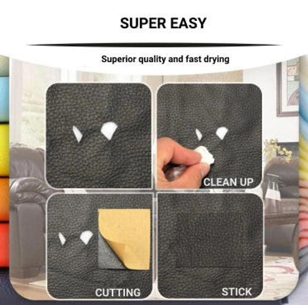 Self-adhesive Leather Patch For Sofa and Car Repairs zaxx