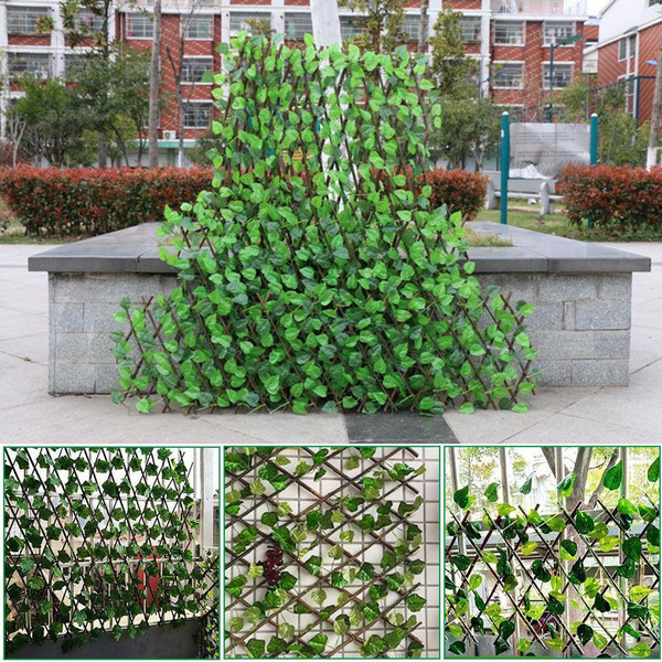 Retractable Artificial Garden Plant Fence zaxx