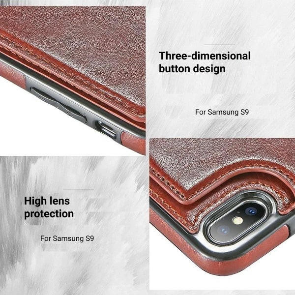 Deluxe Leather Multi-Purpose I-Phone Case zaxx
