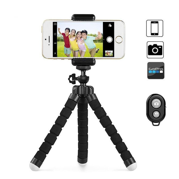 Flexible Tripod with Bluetooth Remote Control zaxx