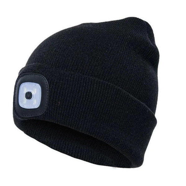 Wool Beanie With LED Lamp zaxx