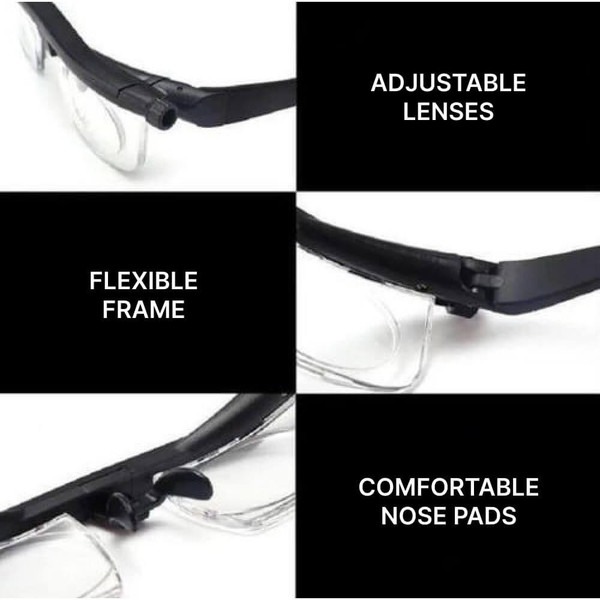 Adjustable Prescription Glasses - ClearView zaxx