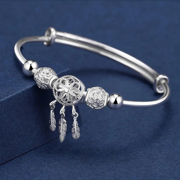 Dreamcatcher Silver Bracelet zaxx