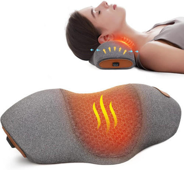 Heated Massage Pillow with Headrest zaxx