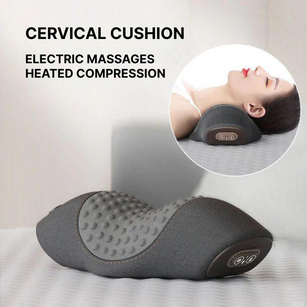 Heated Massage Pillow with Headrest zaxx