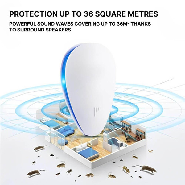 Ultrasonic Repeller for Mice, Rats, and Spiders Ultrasonic Repeller for Mice, Rats, and Spiders zaxx