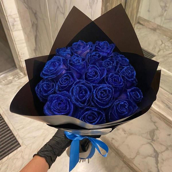 Glittered Eternal Rose Bouquet Glittered Eternal Rose Bouquet zaxx