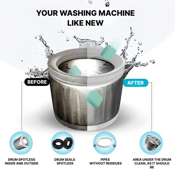 Washing Machine Cleaner Pro - Pack of 24 zaxx