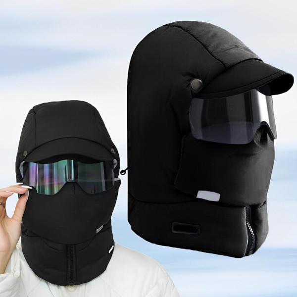4-in-1 Winter Balaclava – Integrated Hat, Mask & Goggles zaxx