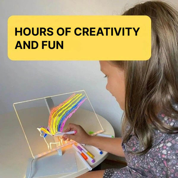 Magic LED Drawing Board – Acrylic Light-Up Board zaxx