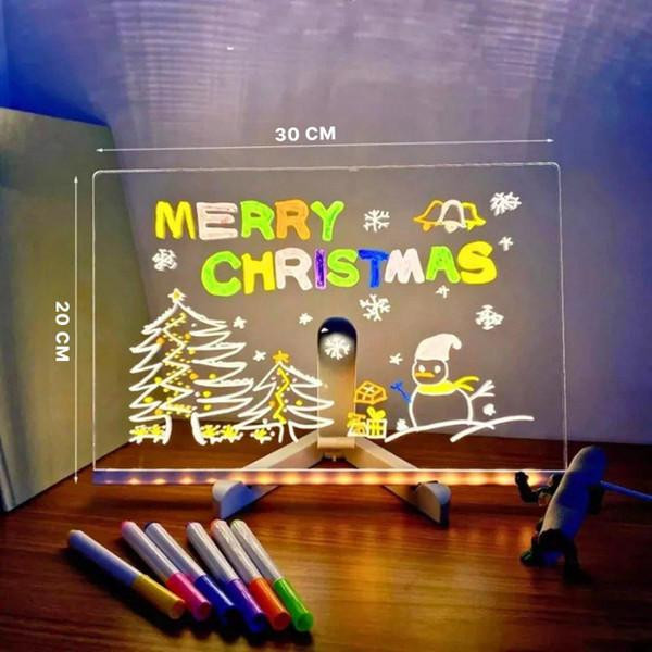 Magic LED Drawing Board – Acrylic Light-Up Board zaxx