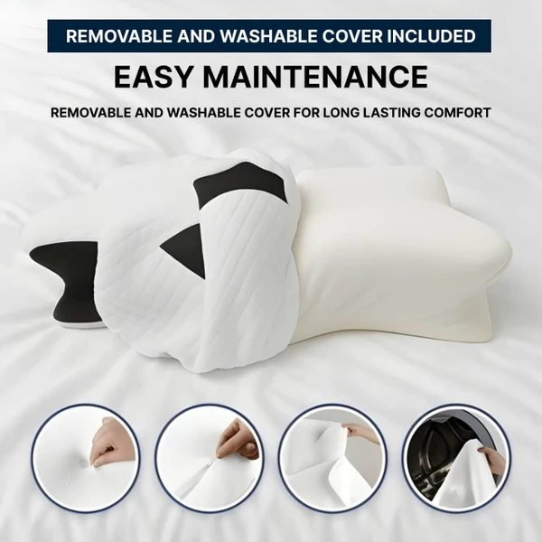 Ergonomic Memory Foam Cervical Pillow – Neck Support zaxx