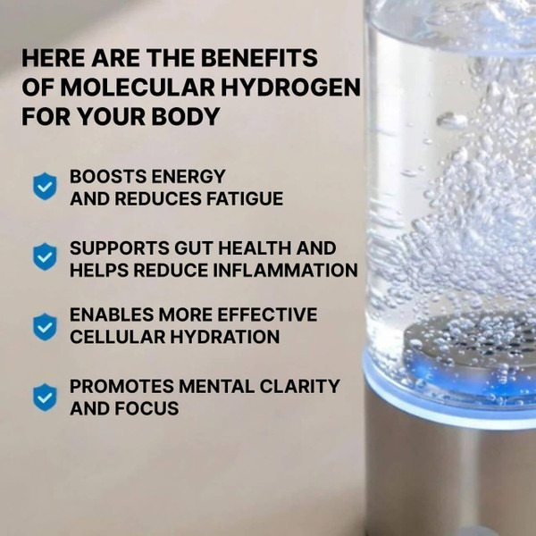Rechargeable Hydrogen Water Bottle zaxx