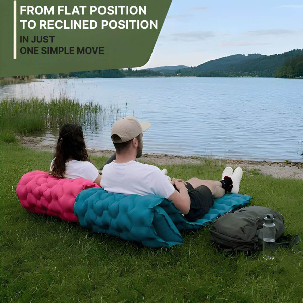 Inflatable Single Camping Mattress – For Beach and Hiking zaxx