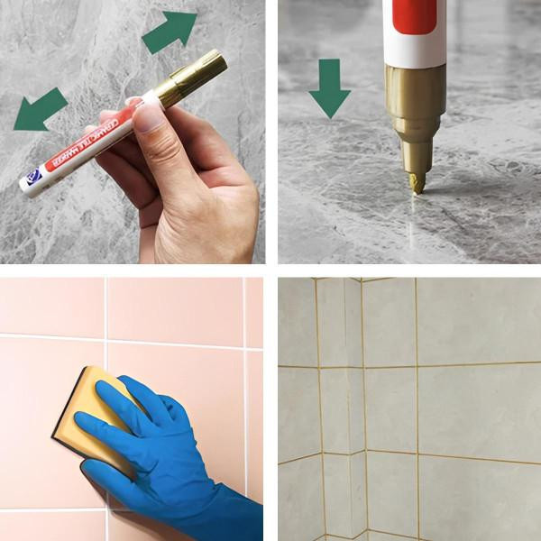 Tile Grout Pen for Bathroom and Kitchen zaxx