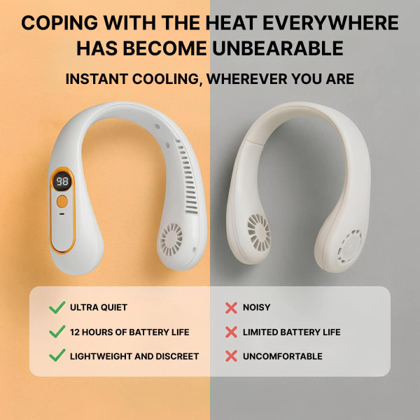 Neck Fan - Silent Portable Fan zaxx