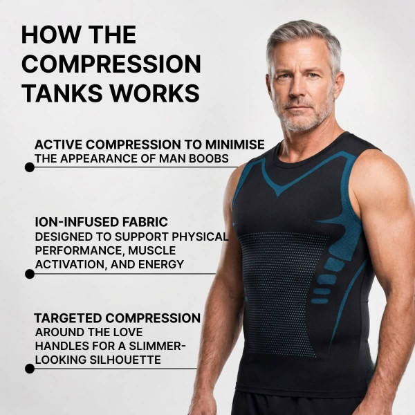Men's Compression Vest – Shaping and Posture Corrector zaxx