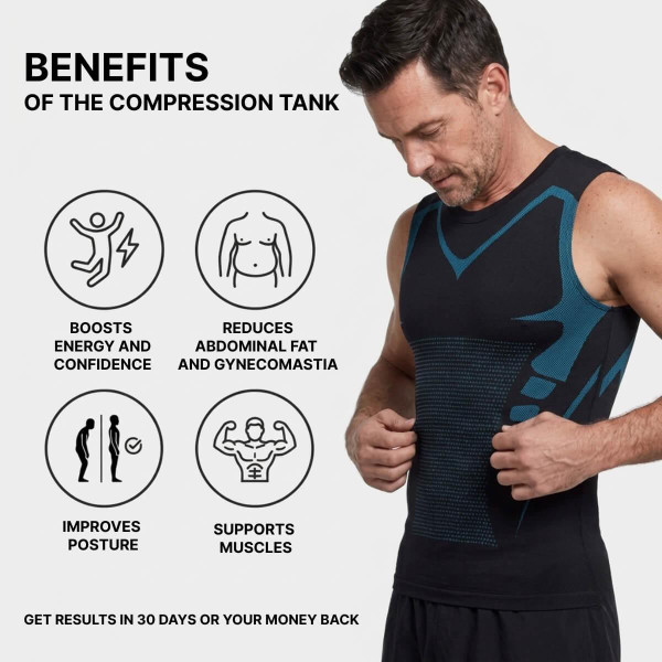Men's Compression Vest – Shaping and Posture Corrector zaxx