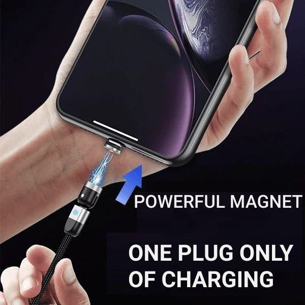 iPhone charging cable Type C Micro Usb 360°