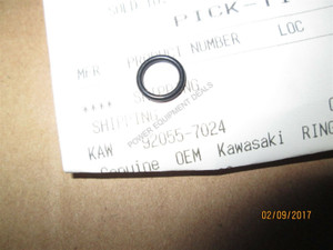 Genuine OEM Kawasaki 5 Pack RING-O Part# 92055-7024