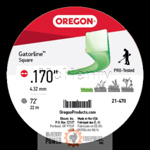 Genuine Oregon  Gatorline, Square, .170in. 1 lb Part# 21-470