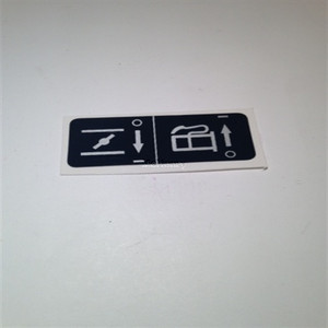 Genuine OEM Kohler DECAL FUEL SHUT OFF & CHOKE part# 25 113 57-S
