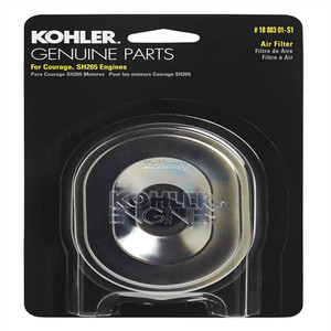 Genuine OEM Kohler D/D AIR FILTER/PRE-CLEANER KIT part# 18 883 01-S1