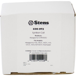 Stens Ignition Coil Replaces Husqvarna 573935702    600-972
