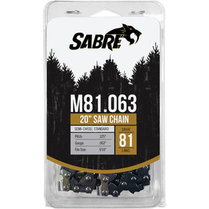 Sabre Chain Loop Clamshell 81 DL  .325, .063, Semi-Chisel Standard    096-5816C