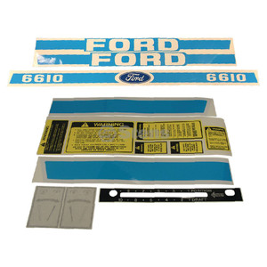 Decal Set Replaces Ford/New Holland DKFD6610BLU    1115-1561