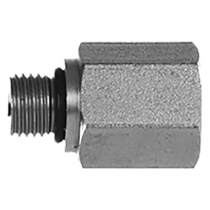 Atlantic Quality Parts Hydraulic Adapter  Male ORB to Female Pipe    3001-1367