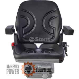 Seat  Mechanical suspension, black vinyl, adjustable    3010-0011