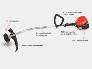 Echo 21.2 CC CURVED SHAFT TRIMMER Model# GT-225