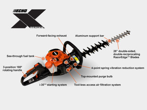Echo 21.2 CC 28" HEDGE TRIMMER Model# HC-2810