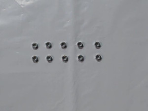 10 Pack of Genuine Kawasaki NUT-HEX 6MM Part# 311AA0600