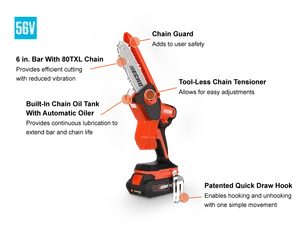 Shinwaiwa 56V HANDY PRUNER - BARE TOOL Model# DHS-3006BT